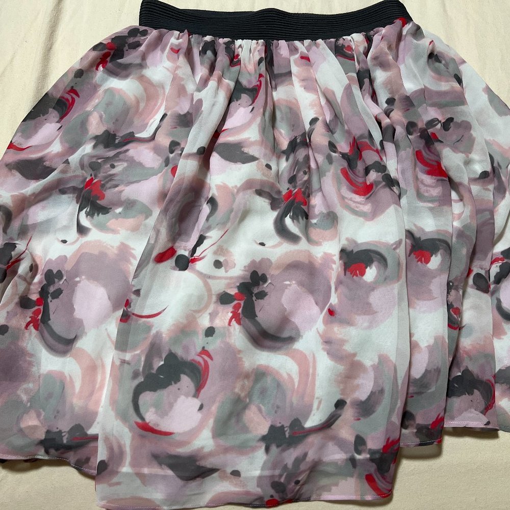 $180 Reiss Floral Mini Skirt Size US 4 New with Tags